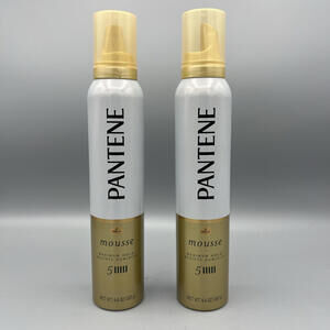 (2) Pantene Pro-V Mousse Level 5 Maximum Hold Resists Humidity 6.6oz